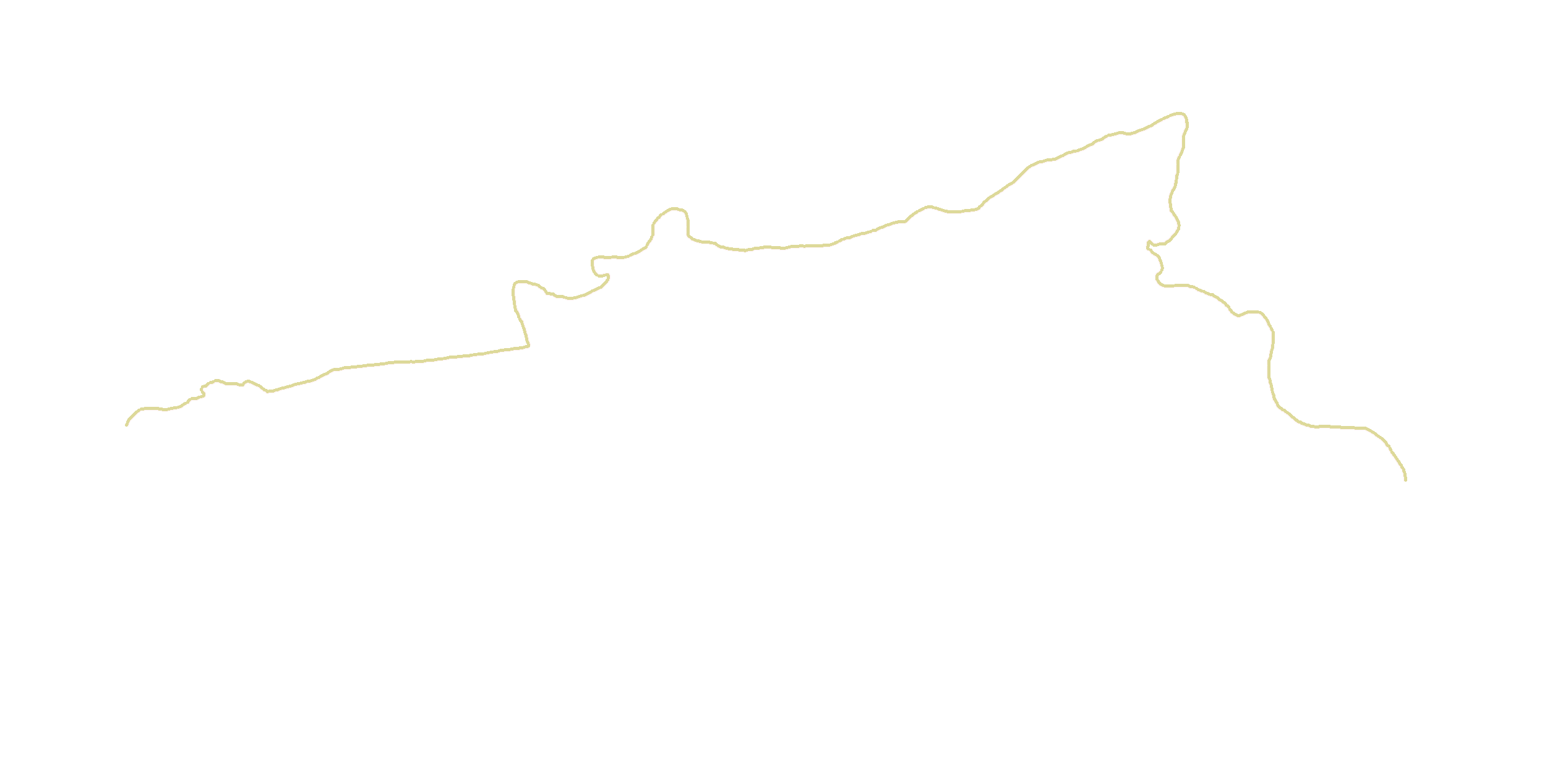 Inferior concha medial superior border